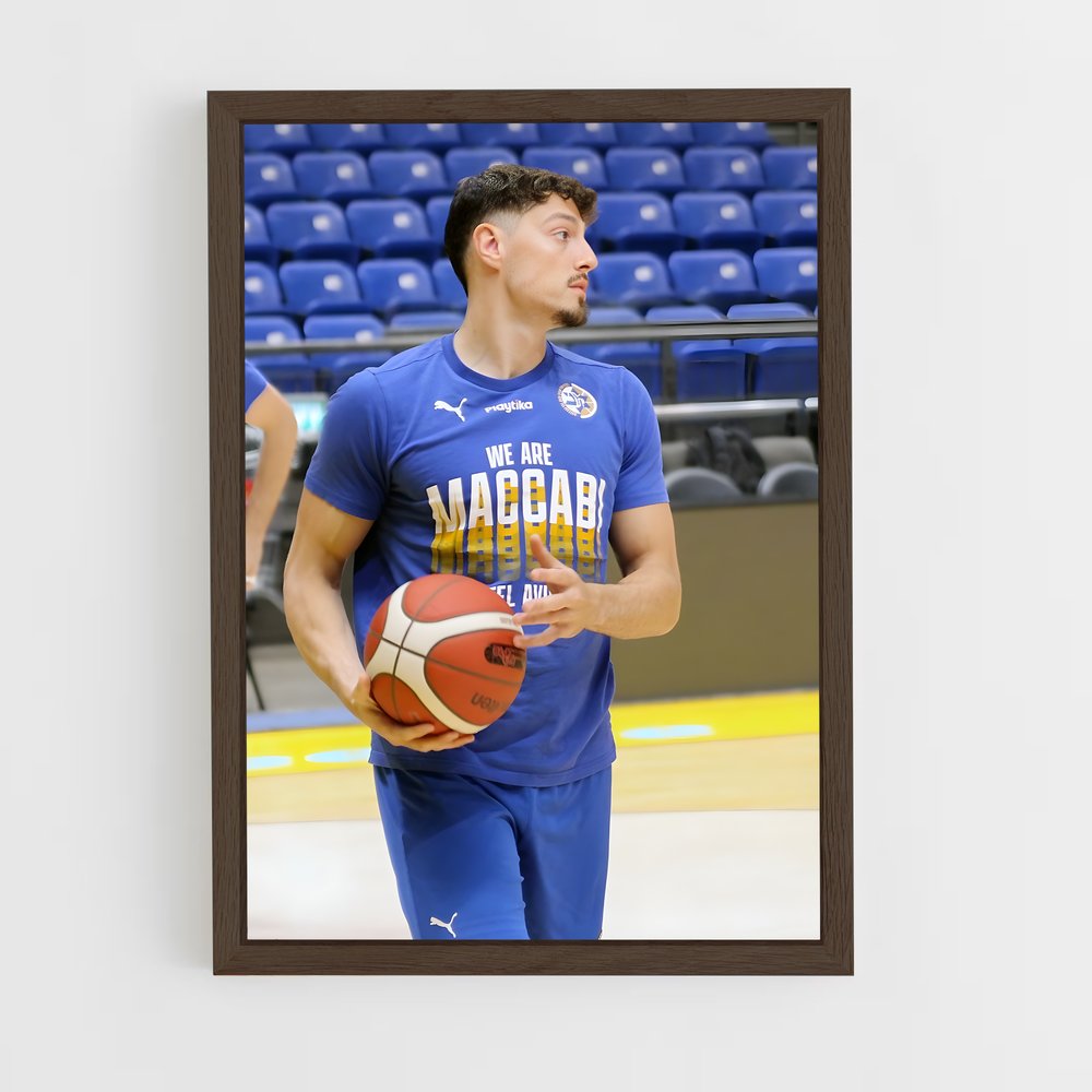 Poster Maccabi tel – affiche Basketball (vue 5)
